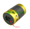 Audio Connector IEC 60320 C15 音响级欧规电源插座  金色烤漆, 黑色碳纤维外壳, 镀金