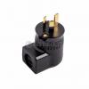 Audio Plug AS/NZS 3112 音響級澳規電源插頭 黑色, 直角L型, 鍍金