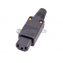 Audio Connector IEC 60320 C13 音響級歐規電源插座  黑色,