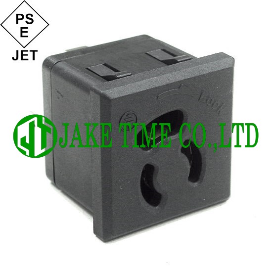 防鬆脫插座JT-515R-L︱台灣常規鎖入式插座(日規JIS C 8303)