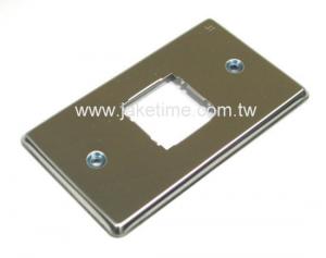 不锈钢白铁 壁插插座盖板(方形插座适用)