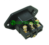Audio Inlet IEC 60320 C14 音響級歐規電源插頭  黑色, 鍍金