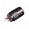 Auido Plug NEMA 5-15P 音響級美規電源插頭 黑色, 鍍銠 線徑 19mm