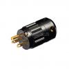 Auido Plug NEMA 5-20P 音響級美規電源插頭 黑色, 鍍金 線徑 17mm